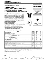MTD1N60E-D datasheet pdf ON Semiconductor