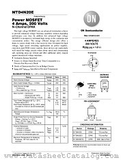MTD4N20E-D datasheet pdf ON Semiconductor