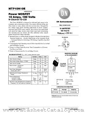 MTP10N10E-D datasheet pdf ON Semiconductor