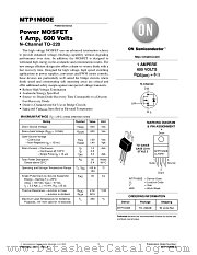 MTP1N60E-D datasheet pdf ON Semiconductor