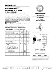 MTP40N10E-D datasheet pdf ON Semiconductor