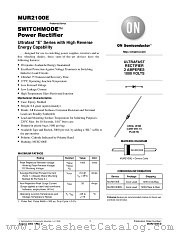 MUR2100E-D datasheet pdf ON Semiconductor