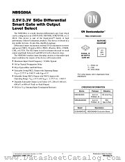 NBSG86A-D datasheet pdf ON Semiconductor