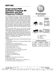 NCP1205-D datasheet pdf ON Semiconductor