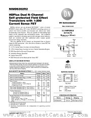 NIMD6302R2-D datasheet pdf ON Semiconductor