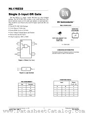NL17SZ32-D datasheet pdf ON Semiconductor