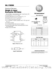 NL17SZ86-D datasheet pdf ON Semiconductor