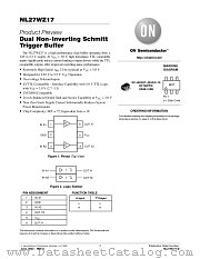 NL27WZ17 datasheet pdf ON Semiconductor