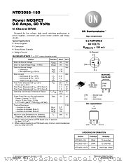 NTD3055-150-D datasheet pdf ON Semiconductor