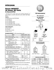 NTD32N06-D datasheet pdf ON Semiconductor
