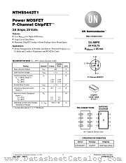 NTHS5443T1-D datasheet pdf ON Semiconductor