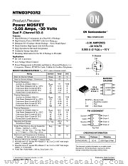 NTMD3P03R2-D datasheet pdf ON Semiconductor