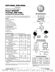 NTP10N60-D datasheet pdf ON Semiconductor