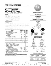 NTP4302-D datasheet pdf ON Semiconductor