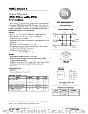 NUF2102UT1-D datasheet pdf ON Semiconductor