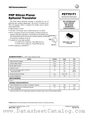 PZT751T1-D datasheet pdf ON Semiconductor