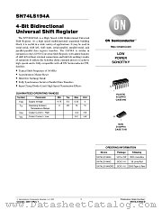 SN74LS194A-D datasheet pdf ON Semiconductor