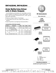 SN74LS240-D datasheet pdf ON Semiconductor