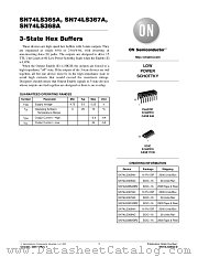 SN74LS365A-D datasheet pdf ON Semiconductor