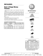 SN74LS393-D datasheet pdf ON Semiconductor