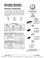SN74LS640-D datasheet pdf ON Semiconductor