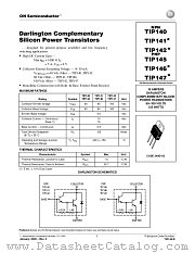 TIP140-D datasheet pdf ON Semiconductor