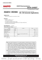 2SA2012 datasheet pdf ON Semiconductor