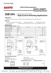 2SB1204 datasheet pdf ON Semiconductor