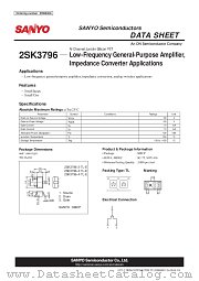 2SK3796 datasheet pdf ON Semiconductor