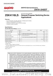 2SK4116LS datasheet pdf ON Semiconductor