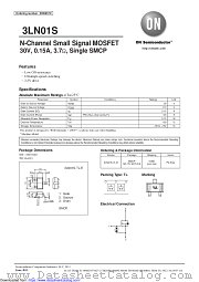 3LN01S datasheet pdf ON Semiconductor