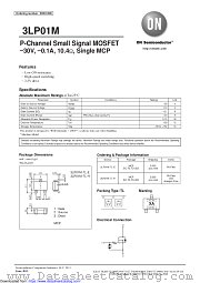 3LP01M datasheet pdf ON Semiconductor