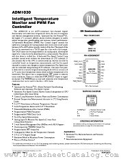 ADM1030 datasheet pdf ON Semiconductor