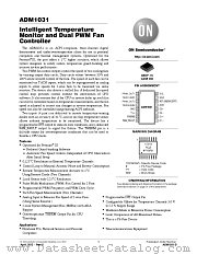 ADM1031 datasheet pdf ON Semiconductor