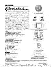 ADM1032 datasheet pdf ON Semiconductor