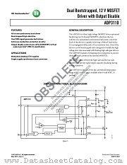 ADP3110 datasheet pdf ON Semiconductor