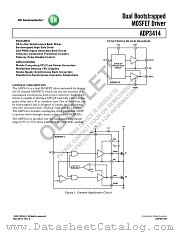 ADP3414 datasheet pdf ON Semiconductor