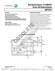 ADP3418 datasheet pdf ON Semiconductor