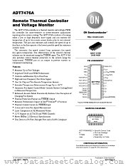 ADT7476A datasheet pdf ON Semiconductor