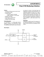 ASM3P2853 datasheet pdf ON Semiconductor
