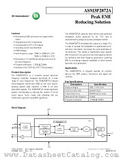 ASM3P2872A datasheet pdf ON Semiconductor