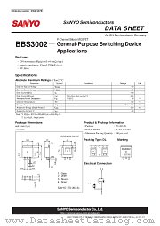BBS3002 datasheet pdf ON Semiconductor