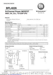 BFL4026 datasheet pdf ON Semiconductor