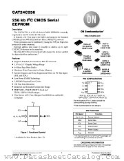 CAT24C256 datasheet pdf ON Semiconductor