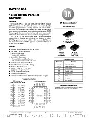 CAT28C16A datasheet pdf ON Semiconductor