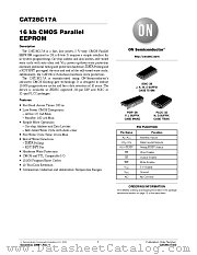 CAT28C17A datasheet pdf ON Semiconductor