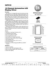 CAT310 datasheet pdf ON Semiconductor