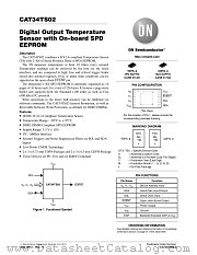 CAT34TS02 datasheet pdf ON Semiconductor