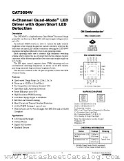 CAT3604V datasheet pdf ON Semiconductor