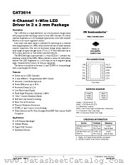 CAT3614 datasheet pdf ON Semiconductor